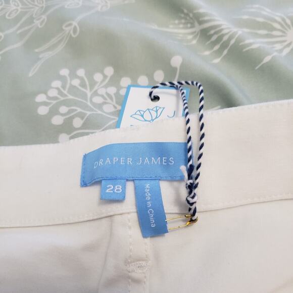 Draper James Wide Leg Jeans in White Denim sz 28 coastal granddaughter Nautical - Picture 7 of 16